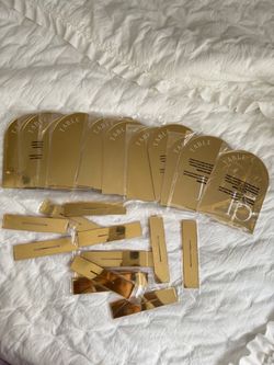 Gold Wedding Table Numbers with Stands - Acrylic Signs 1-15