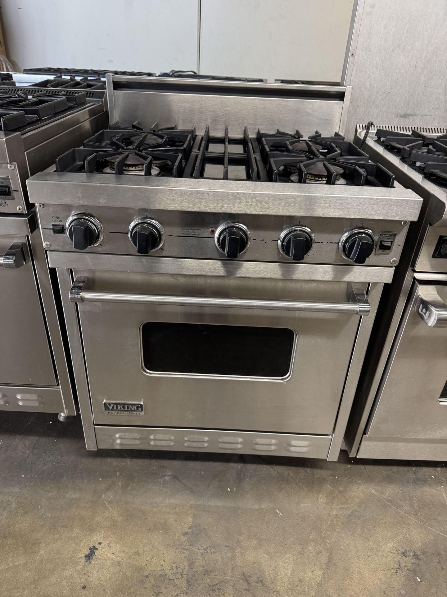 Viking 30” Stainless Steel Gas Range Stove