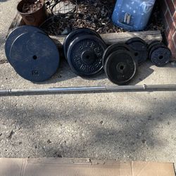 Standard Size Weights And Bar