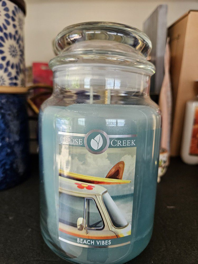 Goose Creek Large Jar Candle/ Beach Vibes