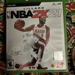 NBA 2K21 Damian Lillard Microsoft Xbox One