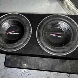 Audiobahn Subwoofer With Box 