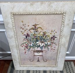 HUGE LILLIES FLOWERS WALL DECOR