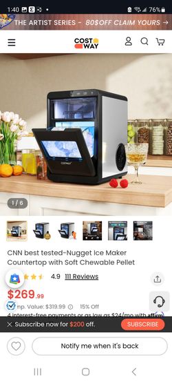 Costway Nugget Ice Maker Countertop
