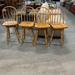 Wood Bar stools (in Store)