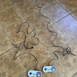Two USB Super Nintendo Controllers