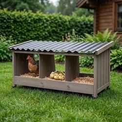 New chicken nesting box (minor damages to pieces discounted )