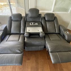 Powered Ashley Recliner Sofa