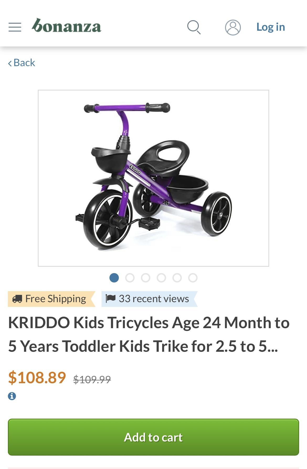 Kids Tricycle