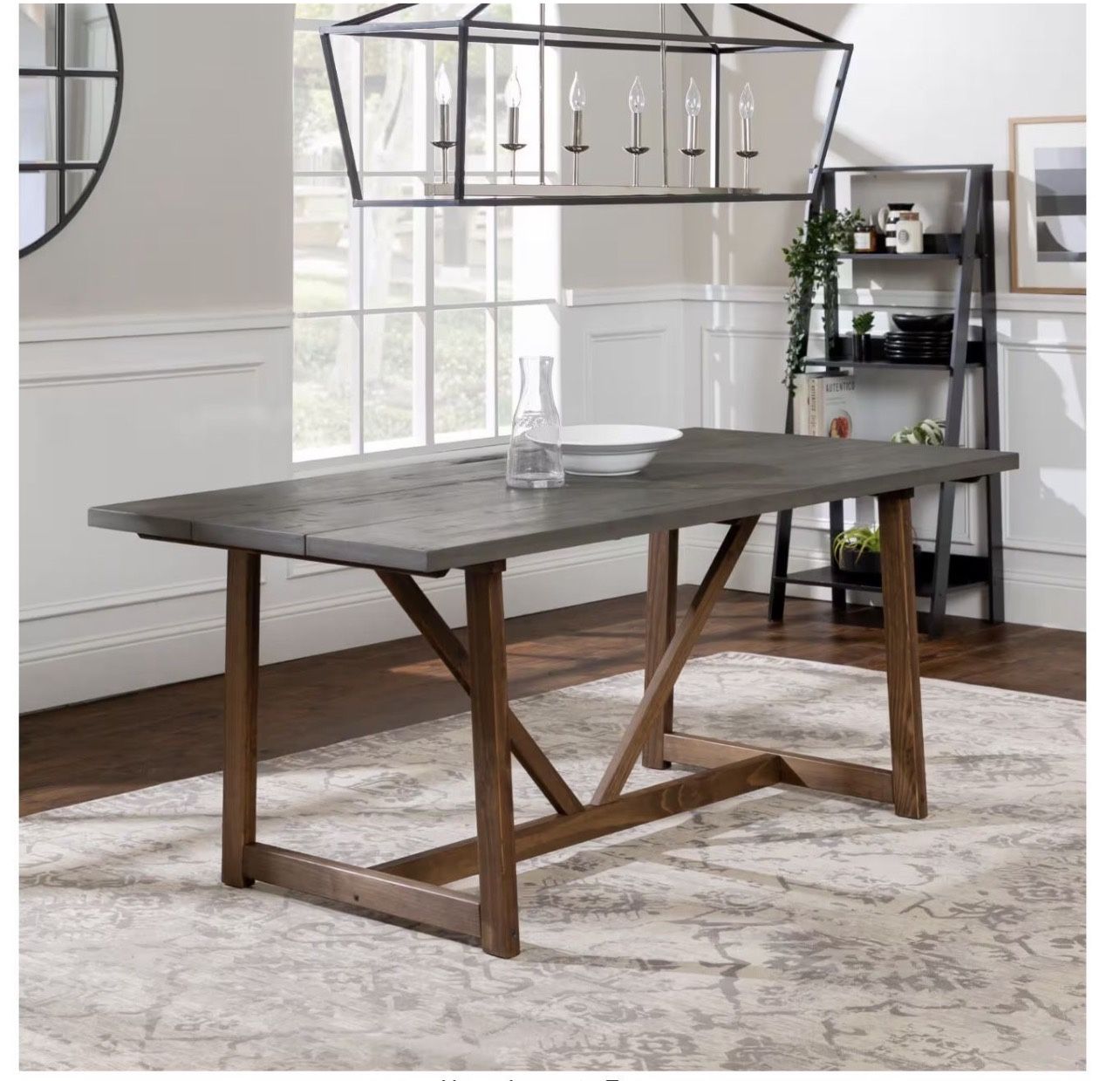 7 Piece Dining Set -4 Chairs & Bench