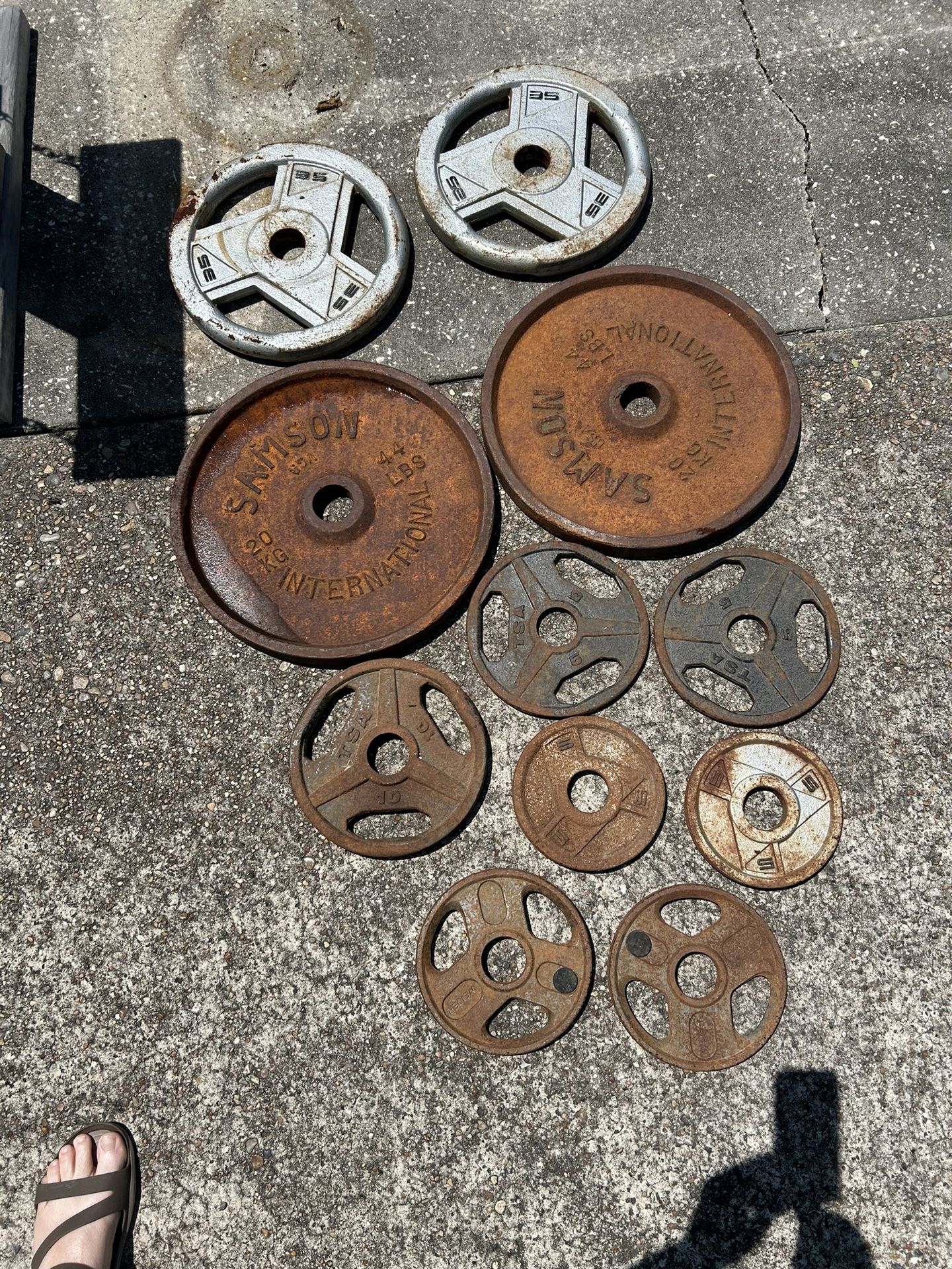 Steel Gym Weights