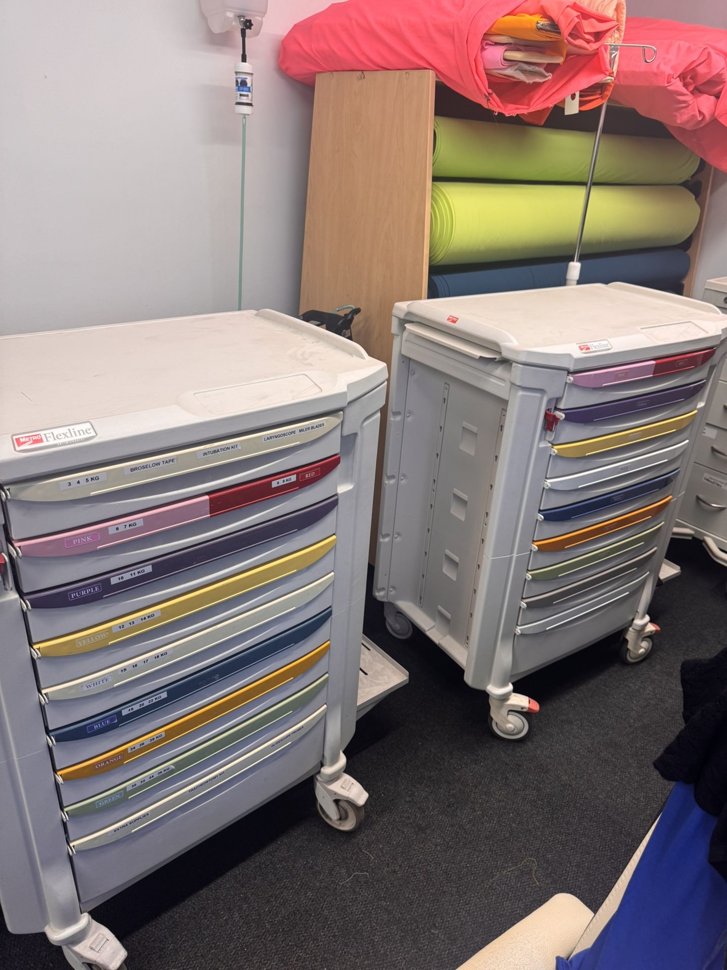 Commercial Storage Carts 9 Drawer
