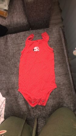 Red Polka Dot Baby Bodysuit