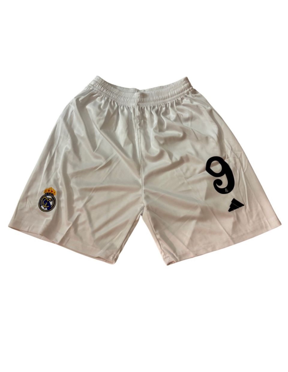 Kylain Mbappe Real Madrid Soccer Shorts Home 24/25 Size Men SMALL MEDIUM XL 2XL