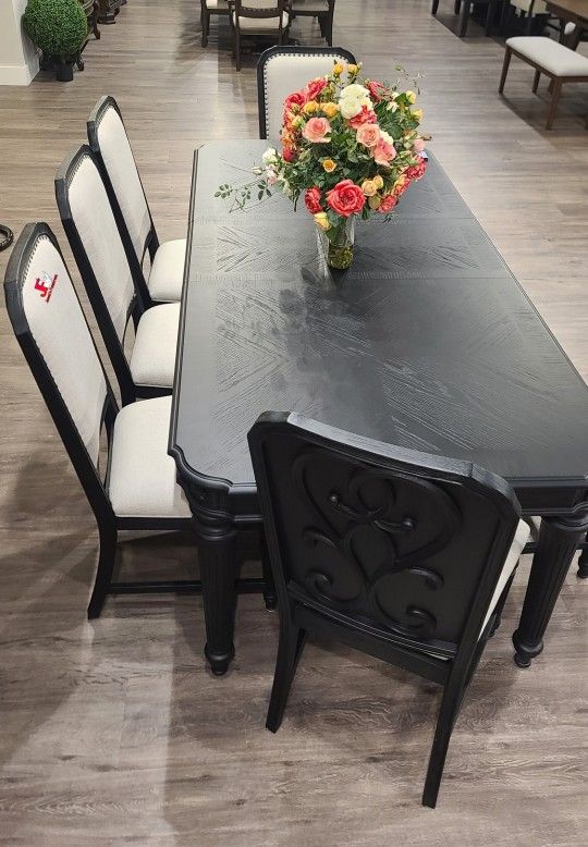 Brand New! 7pc Dining Room Set 😍/ Take it home with only $ 39 down / Hablamos Español Y Ofrecemos Financiamiento 🙋