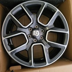 22" Oem Dodge Ram 6 Lug  Rims , All 4