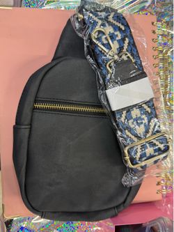Black crossbody bag