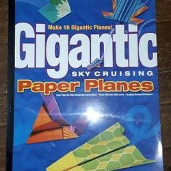 NEW Gigantic Sky Cruising Paper Planes * Out of Print * Rare