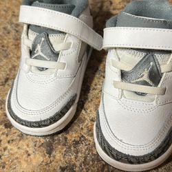 Grey & White Toddler Jordan’s 