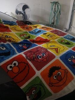 Sesame street blanket