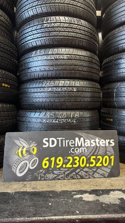 4 Bridgestone tires (235-60-18)