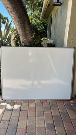 Large Whiteboard with Aluminum Frame