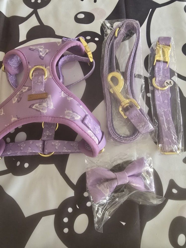 Dog Harness Set 4 Pc New