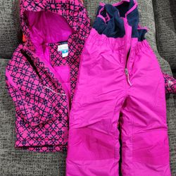 Columbia 4t Snow Bib And Jacket