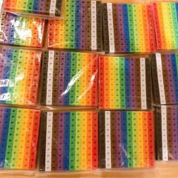 🔥🔥ON SALE🔥🔥Linking Cubes - Set of 100 - 0.8 inch Size - in Home Learning Toy for Early Math