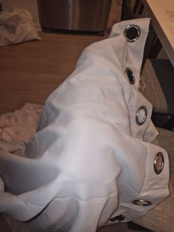 White Grommet Curtain Panels