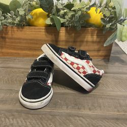 Checkered Vans Toddler Size 5