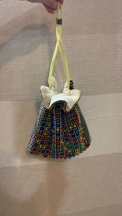 1960s Reversible Beaded Drawstring Purse