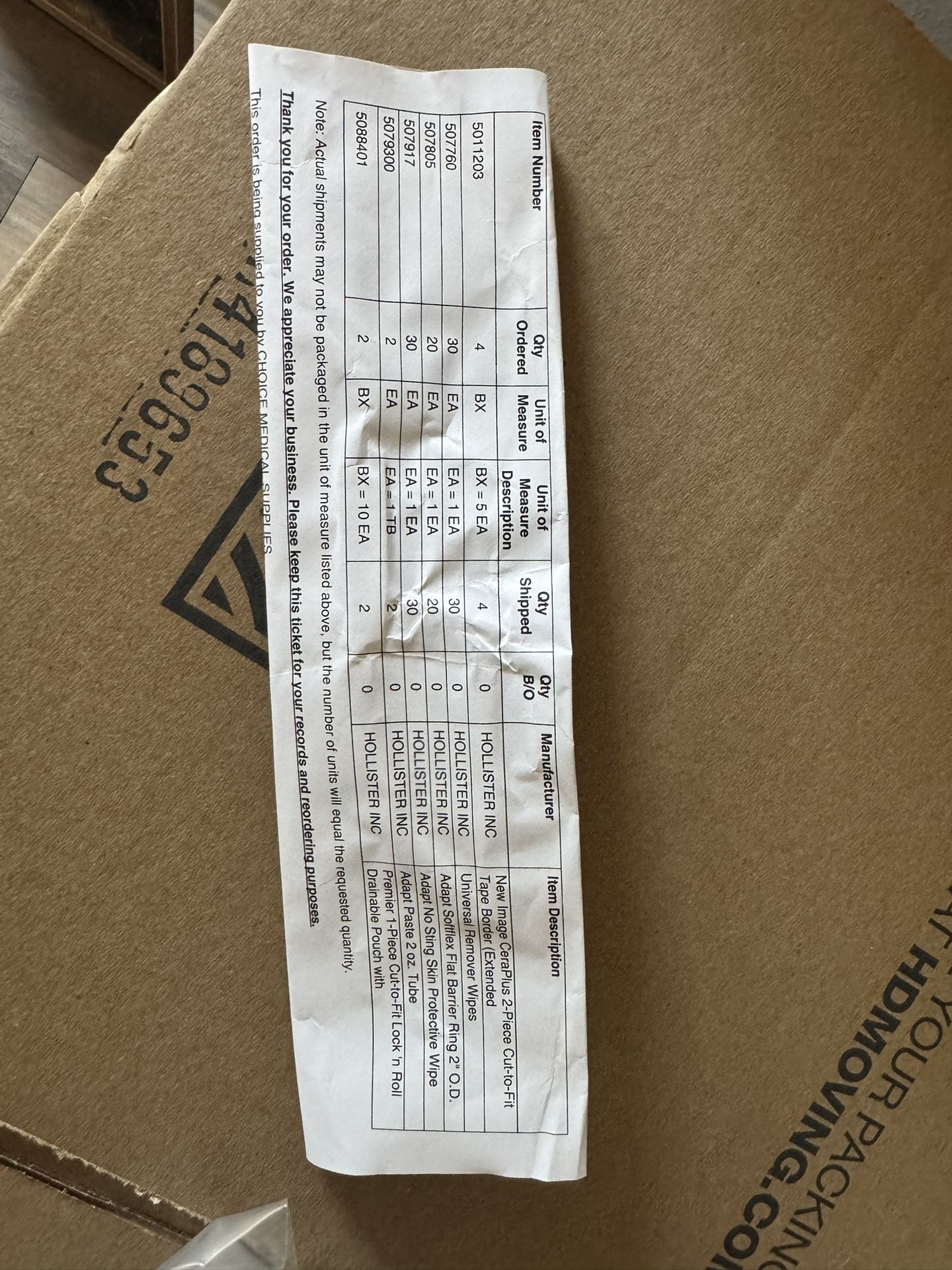 Ostomy Supplies