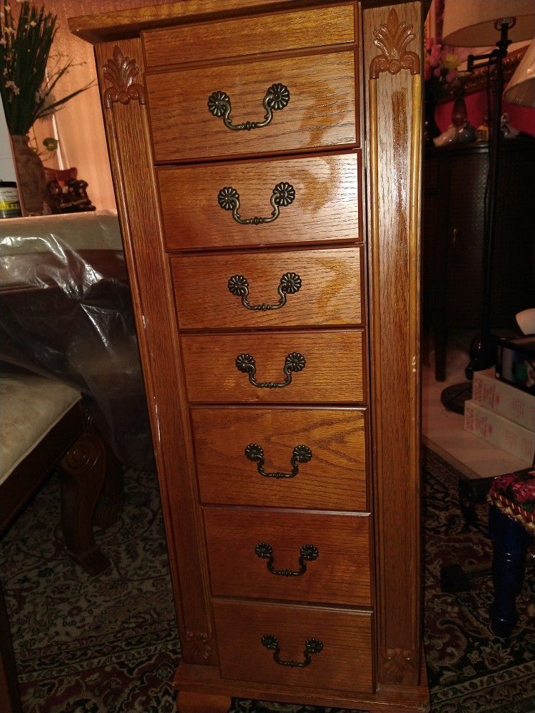 Multi drawer Jewelry Armoire