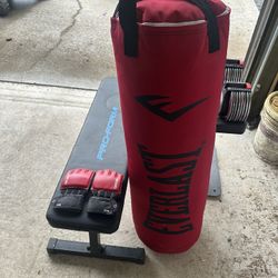 Weights Punching Bag Bench