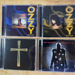 4 OZZY OSBORN CD - BLIZZARD of OZ - NO MORE TEARS - OZZMAN COMETH - OZZMOSIS ** MINT **