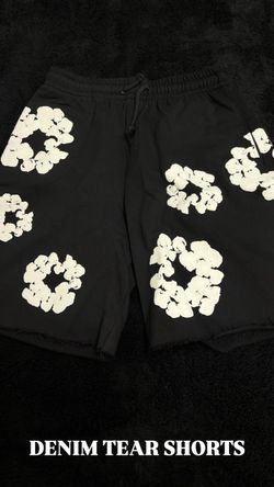 Denim Tear Shorts Black