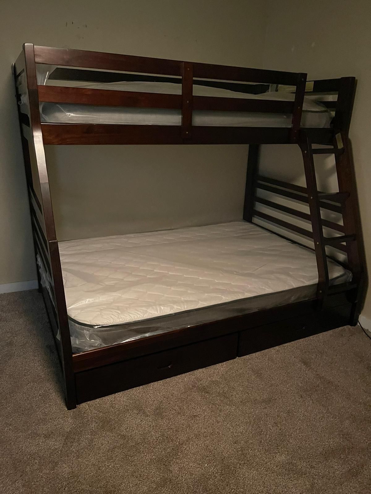 New Bunk Bed With Mattresses Included. Take Now Only For 40 Down. for