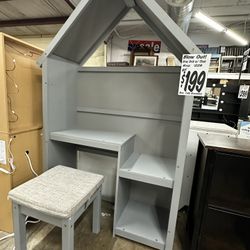 SALE!  2pc. NEW House Shaped Desk with Matching Chair (Reg. $229). ASSEMBLED FREE!!