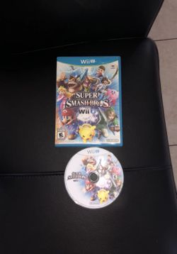 Used smash bros Wii U Nintendo