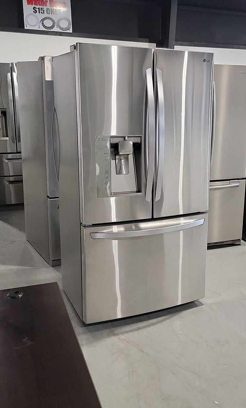 LG 3-Door Stainless Steel Fridge