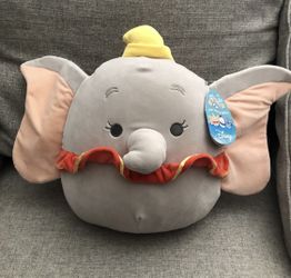 Squishmallow Disney Dumbo 12 Inch Super Soft Plush Stuffed Animal Toy NWT