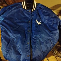 Shaka Wear Varsity Bomber Jacket – Royal Blue (Size Large)
