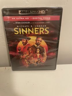 Sinners 4K UHD Blu-ray NEW -Michael B. Jordan