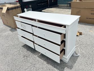 Brand new white dresser delivery available