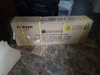 Total fitness gym machine brand new in the Box price $1600 will sell for 1200