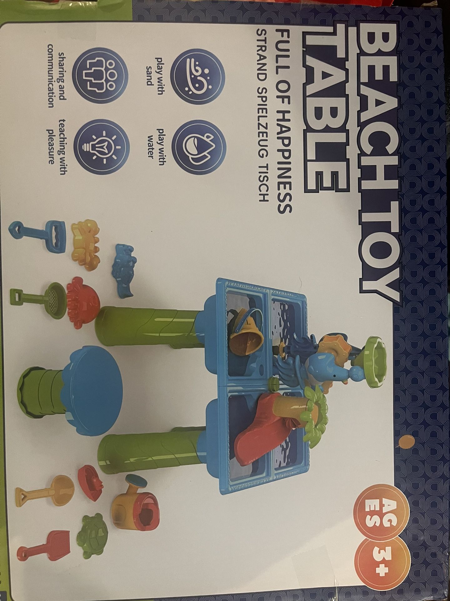 Beach Toy Table 
