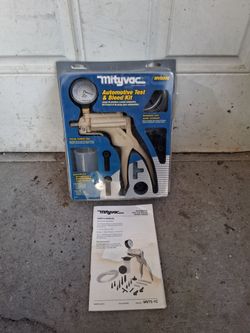 Mityvac Test & Bleed Kit "It's Available" Please Read Info Below