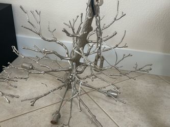 Nickel Twig Chandelier