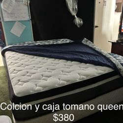 ⭐️-$$$325 to $450 camas queen /multiple queen mattresses/box springs and full size and twin size available too (box springs choice of blue or brown as